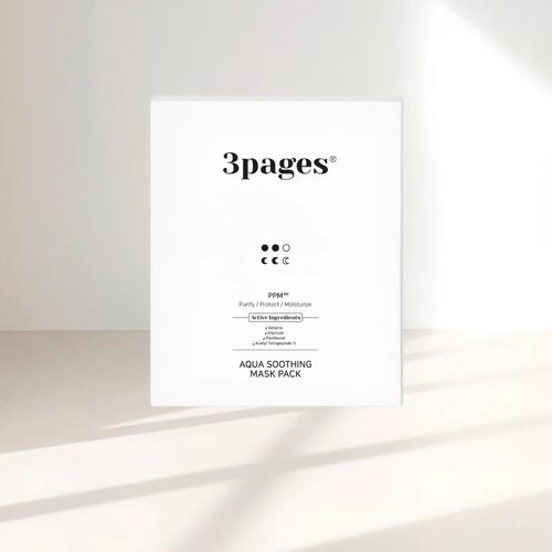 韩国直邮3pages 水润舒缓面膜 补水亮白 给肌肤注入镇定能量