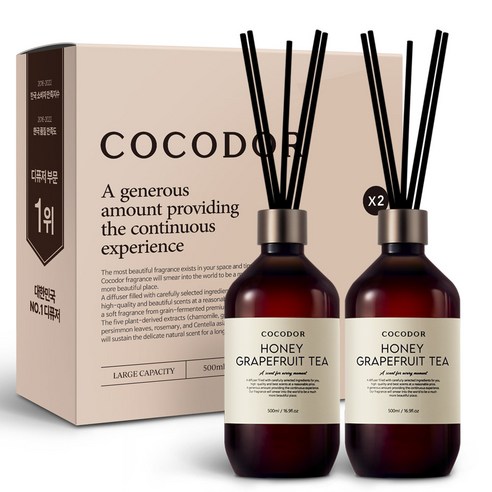 韩国发货丨直邮 本土Cocodor室内香薰500ml*2瓶套装