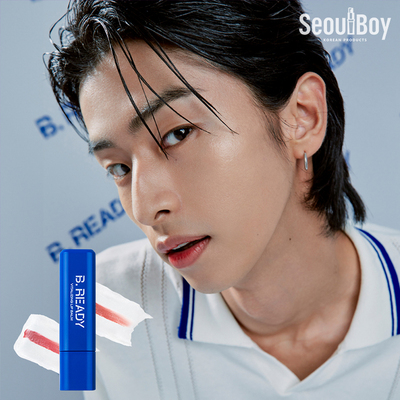 韩国直邮b.ready男士BRDY蓝色轻薄变色保湿润唇膏提亮气色防干3g