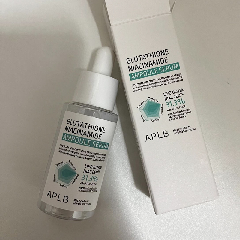 韩国直邮 | APLB谷胱甘肽烟酰胺积雪草黄黑皮保湿提亮精华40ml