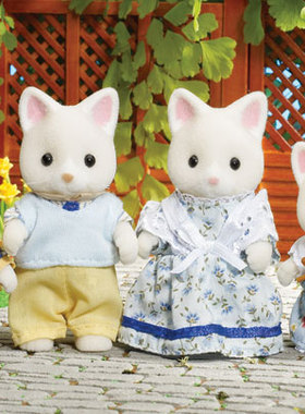 现货日本原版全新盒装 森林贝儿家族 丝猫过家家玩具可动人偶摆件