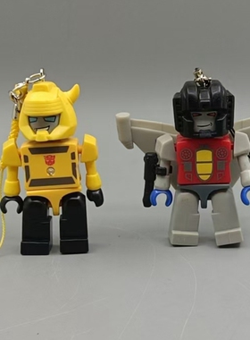 现货正版 KREO/酷垒 动画G1限定积木人偶 大黄蜂 红蜘蛛 挂件散货