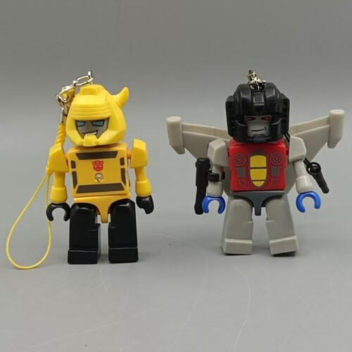 现货正版 KREO/酷垒 动画G1限定积木人偶 大黄蜂 红蜘蛛 挂件散货