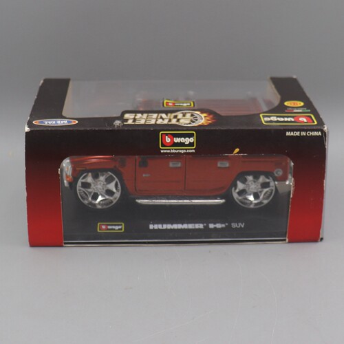 现货正版 Burago 1/32 HUMMER H2 SUV 仿真合金 汽车成品 模型