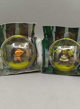 现货正版 SHREK怪物史莱克 人偶糖果双面球装挂件 场景盒蛋 散货