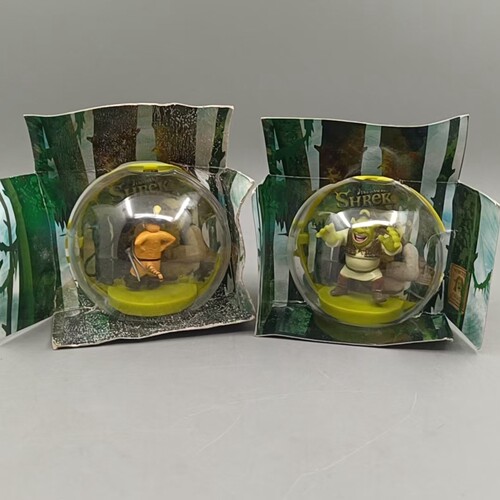 现货正版 SHREK怪物史莱克 人偶糖果双面球装挂件 场景盒蛋 散货
