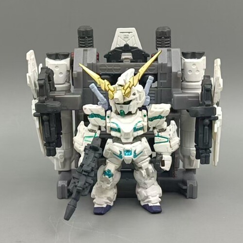 正版万代GUNDAM CONVERGE食玩EX02全武装独角兽高达觉醒模式 散货