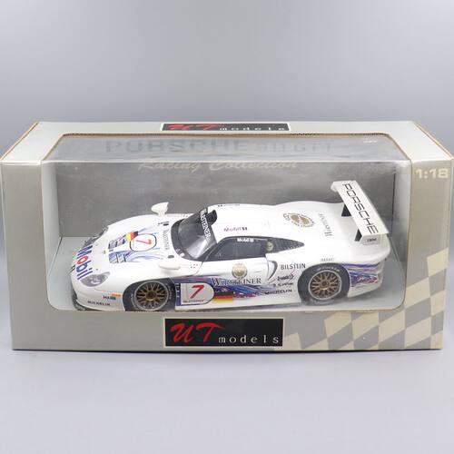 现货正版 UT 1：18 保时捷 911 GT1 仿真合金汽车成品模型