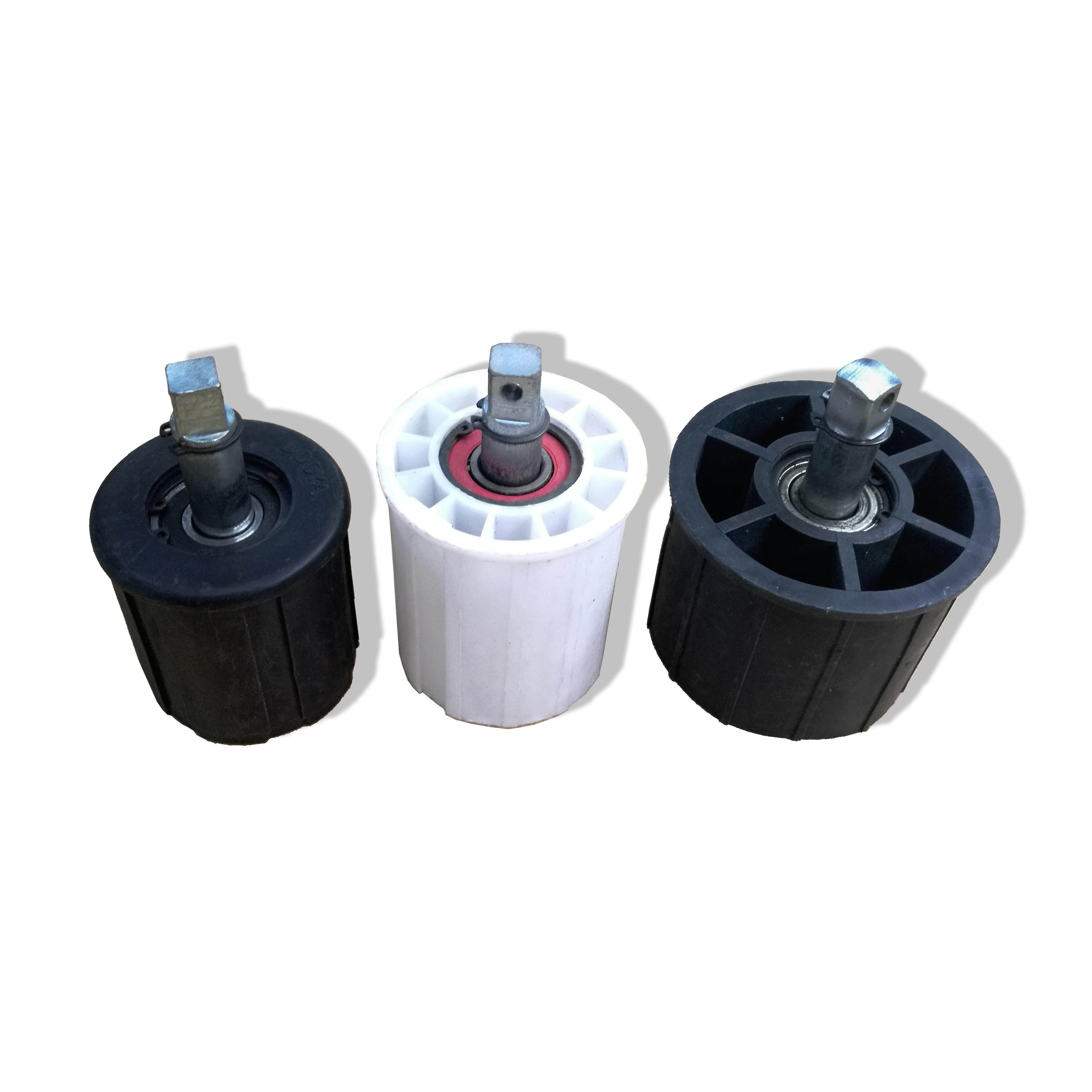 遥控卷闸门配件卷轴尾插电动卷帘门管状电机大梁专用铝合金车库门