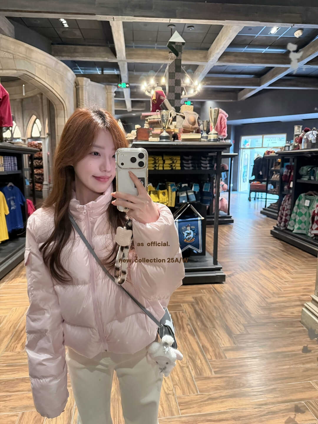 冬季环球日记• AS 高品质 珠光缎面小立领羽绒服(含90%白鸭绒)