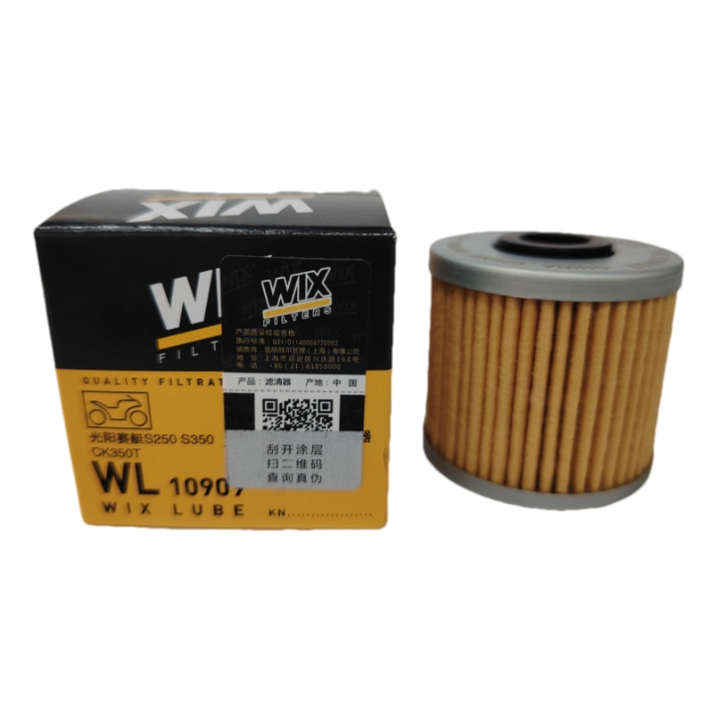 WIX维克斯机油滤芯适配光阳赛艇S250 S350 CK350T 机滤机油格过滤
