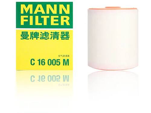 曼牌空滤c16005m适配奥迪