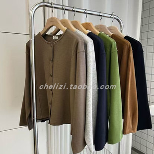 韩国东大门2025秋季新款cobalt blue简约休闲百搭宽松时尚外套