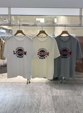 韩国东大门代购2025夏新款urbanstory (Remaking)字母短款上衣tee