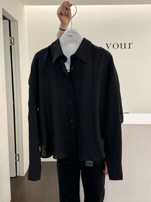 韩国东大门2026夏季新品 YOUR-P新款时尚人气翻领单排系扣衬衫