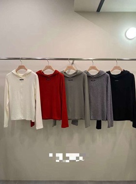 韩国东大门2025秋季新品Remaking 时尚百搭连帽长袖T恤卫衣