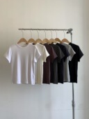 OF纯色修身 韩国东大门代购 圆领T恤 HOUSE 价2025秋冬 新merry