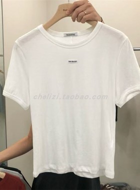韩国东大门2025秋季新品Remaking日常百搭休闲圆领宽松短袖T恤衫