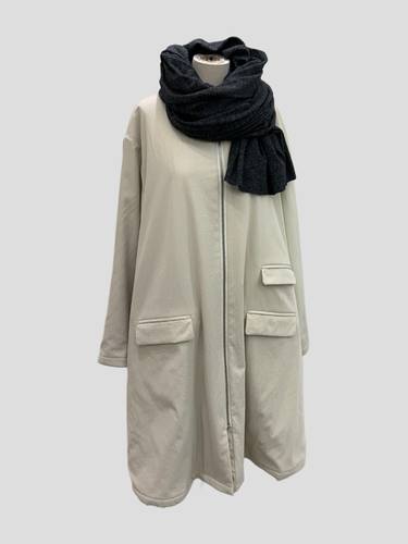 韩国东大门2026春新品Neutra时尚百搭纯色拉链圆领风衣外套女