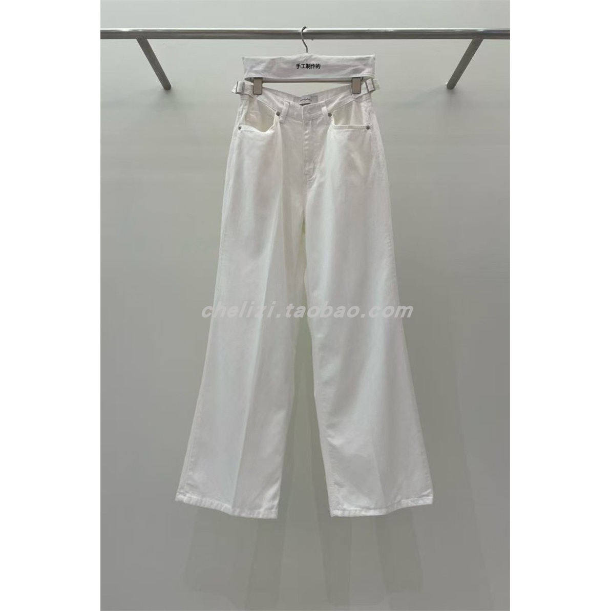 韩国东大门2025秋季新品ARTISANAL/wsrm简洁纯色显瘦百搭牛仔裤