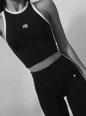 AB运动功能性面料瑜伽自由组合系列套装上衣背心长裤九分裤