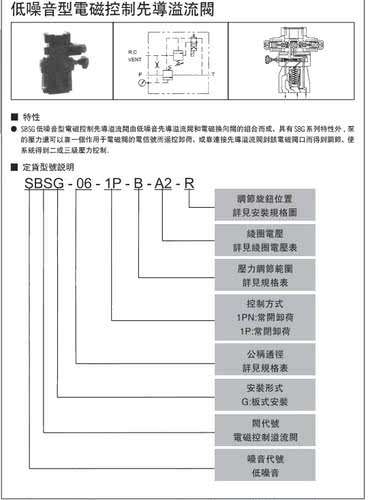 台湾登胜JANUS低噪音电磁溢流阀
