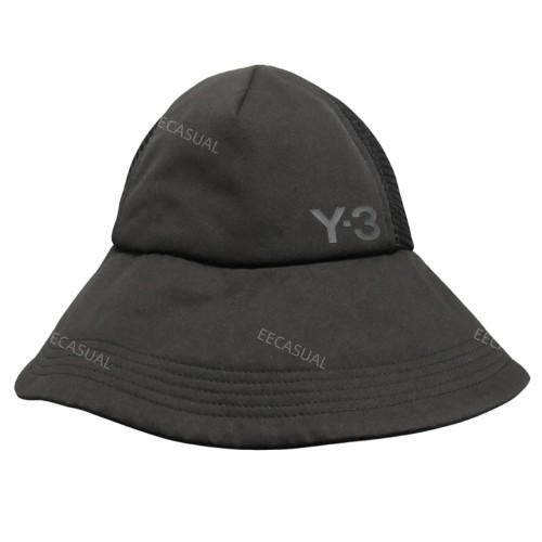 山本耀司 Y3 Yohji 黑色长檐网眼帽遮阳帽帽子 正品