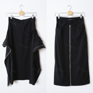 国内现货 新品 山本里美 LIMI feu 羊毛拉链半身裙 多穿直筒裙