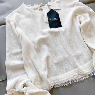毛边脱线针织衫 新品 feu LIMI 22SS 山本里美