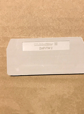 ZAP/TW2 DB魏德米勒 端子挡片1608770000 侧板 适配 ZDU2.5/3AN