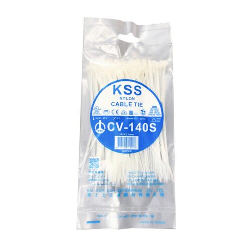 kss自锁扎带CV-140S 白色2.5*142电线轧带 凯士士尼龙扎带cv140s