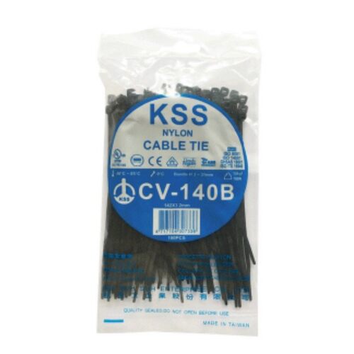 台湾KSS捆扎带3.2*142自锁式尼龙扎线带CV-140B 凯士士电线束线带
