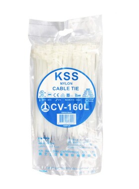 台湾kss扎带4.8*160 自锁式尼龙扎带CV-160L 凯士士线束带CV160L