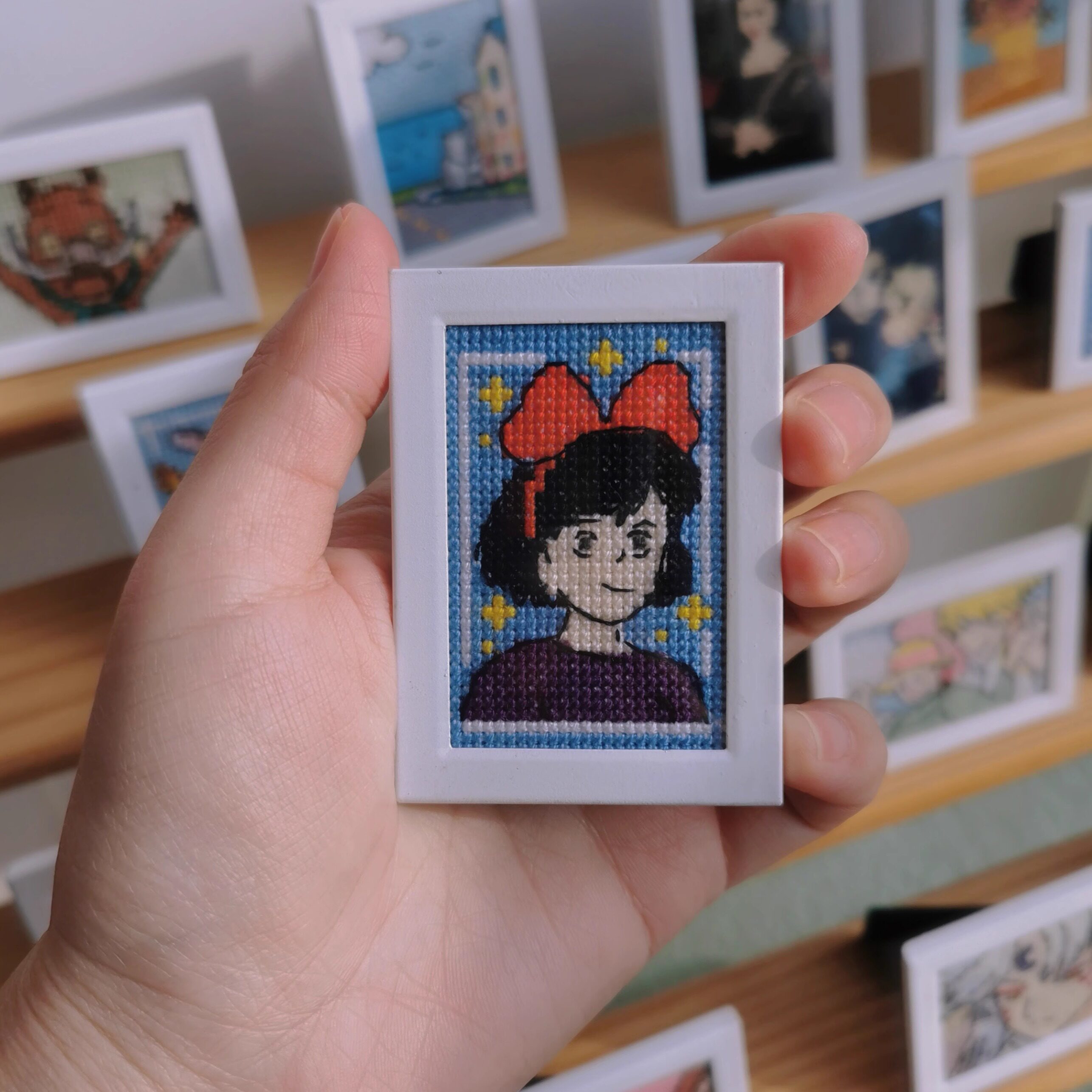 创意魔女动漫DIY十字绣套件礼物