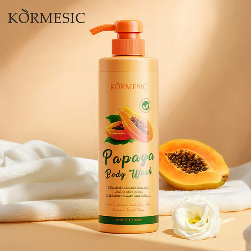 KORMESIC木瓜焕亮沐浴露shower gel润肤持久留香跨境厂家