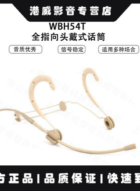 Shure/舒尔 MX153 WBH53 WBH54肤色耳挂麦克风头戴式耳麦肉色话筒