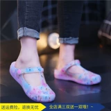 Тапочки в стиле Crocs, туфли «Мэри Джейн», пляжная обувь на платформе, босоножки, большой размер