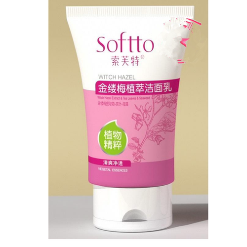 索芙特植萃洁面乳女100g金缕梅樱花木瓜深层清洁呵护肌肤洗面奶