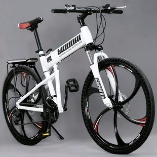 26铝合金免充气山地自行车 避震防盗油碟刹24 德国摩登利 MOUDRI