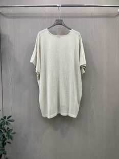 瑞瑞欧货2026年春季 时尚 百搭显瘦V领棉麻大罩衫 963 新款