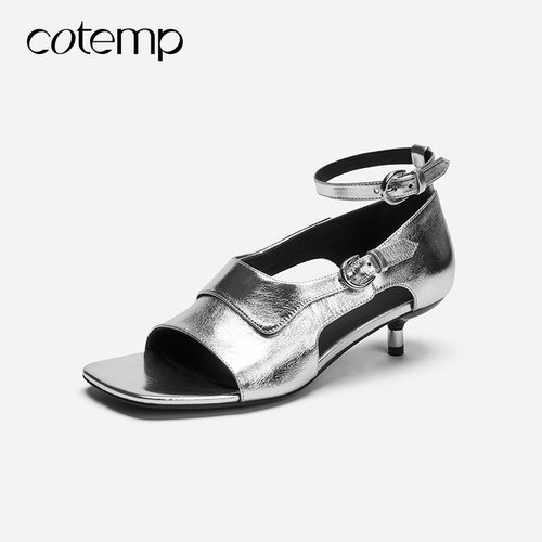 Cotemp 细跟腕扣凉鞋