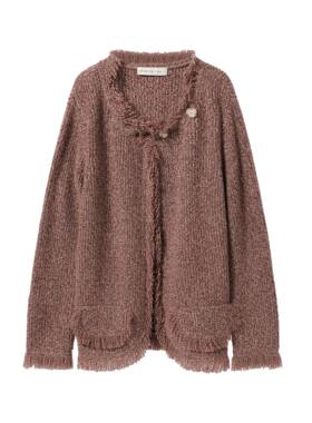 SWAYING/KNIT 羊绒流苏夹克 SW26PS1T20C1S4