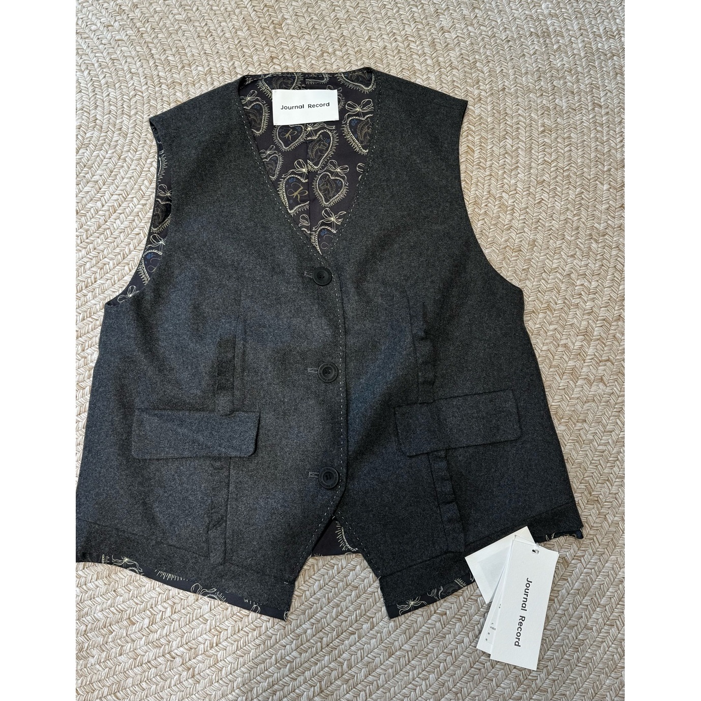 JOURNAL RECORD 羊毛马甲 JWHBAJ530729