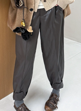 JOURNAL RECORD 仿皮中裤 JWIASK520881