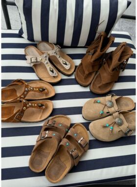 TAJI 女式托鞋 YUMA/SLAVE/SABOT/BUCKLE