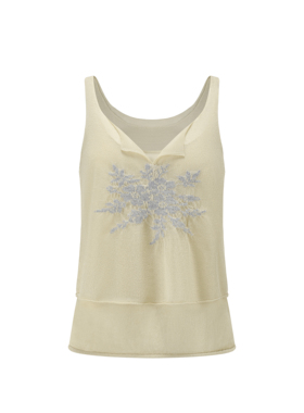 SWAYING/KNIT 提花两件套吊带背心 SW26PF1T02