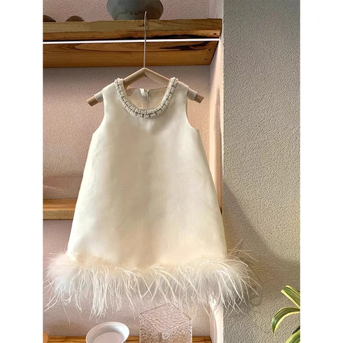 轻奢洋气高端周岁生日礼服公主裙