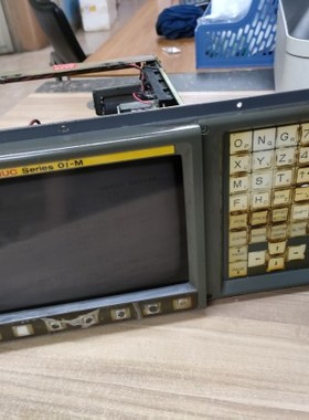 FANUC 0I-M显示器 A02B-0279-C041/MA A86L-0001-0235 实物拆机