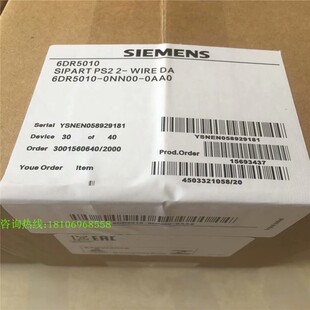0NN00 0AA0 阀门定位器6DR5010 SIEMENS西门子模块
