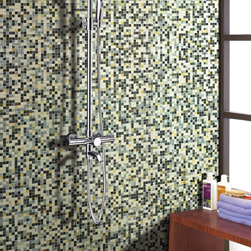 Huahua Stane Glass Mosaic Mosaic Interior стена пола туалетная плитка простая европейская современная гостиная фоновая стена Бесплатная доставка
